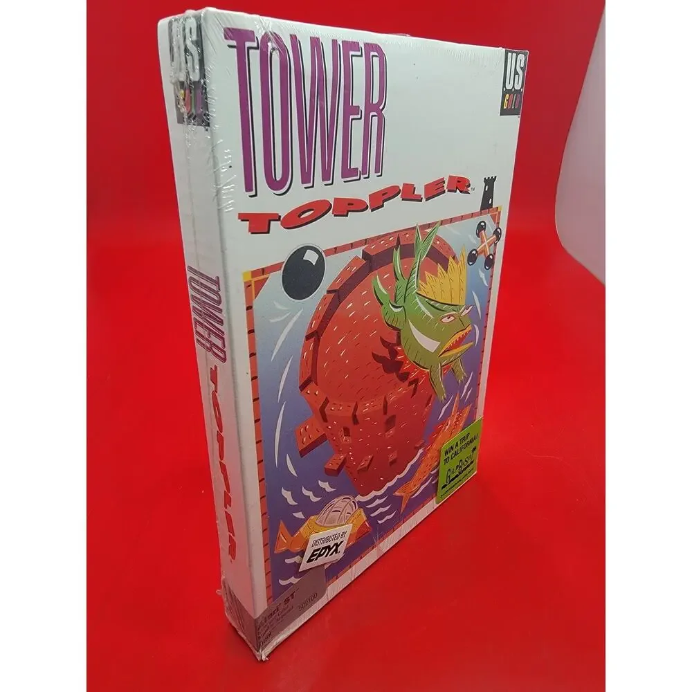 Tower Toppler 1987 for the Atari ST 52010D Mega Computer New Sealed